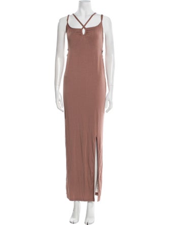 Emilia George V-Neck Long Dress