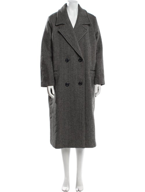 Emilia George Wool Tweed Pattern Coat