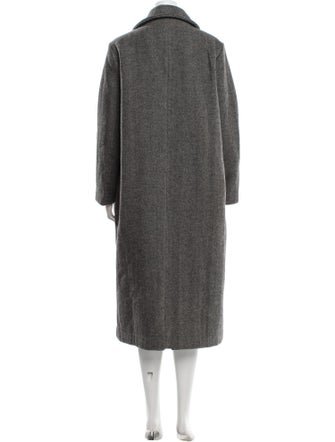 Emilia George Wool Tweed Pattern Coat