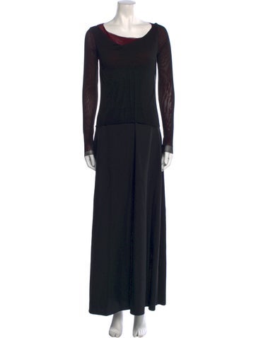 Vintage Dresses Wool Long Dress L