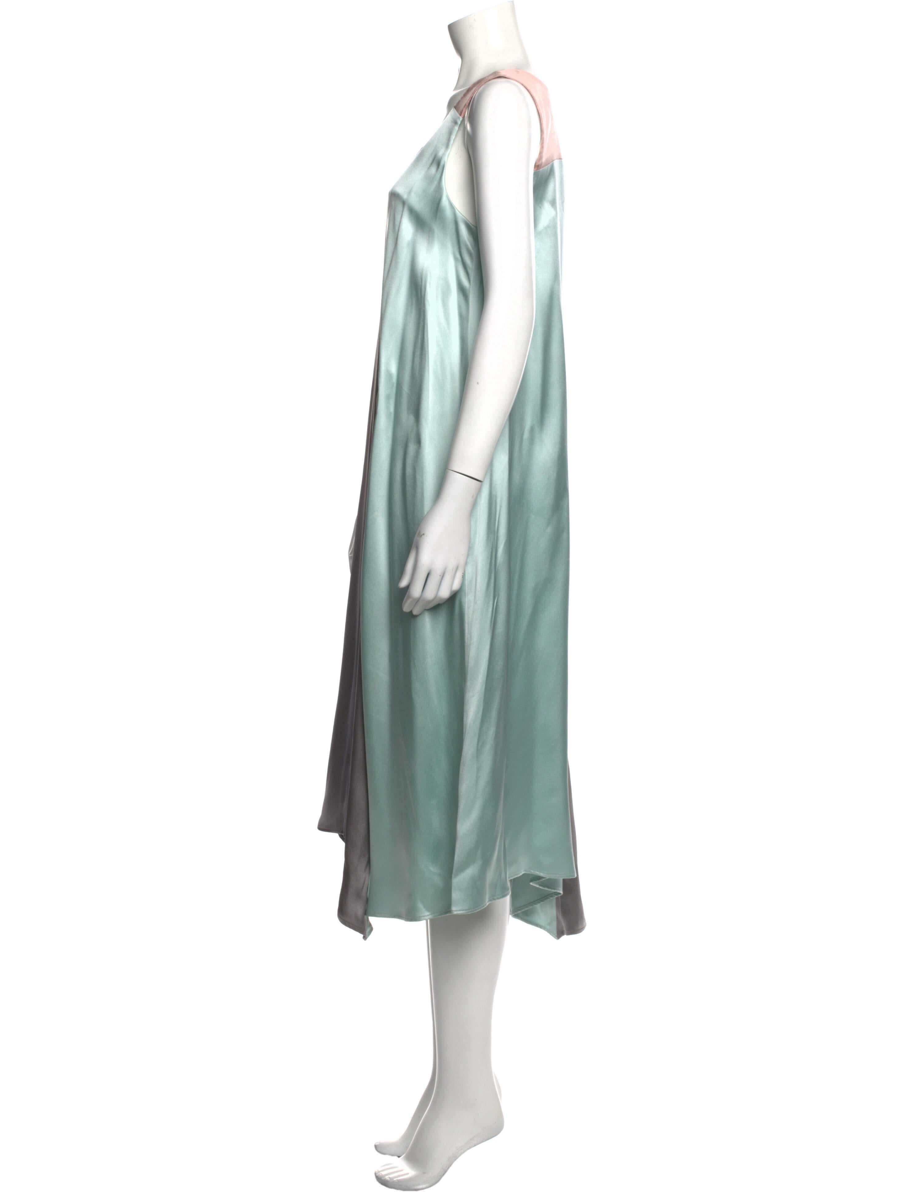 Salvatore Ferragamo Women Burgundy Satin Dress