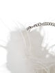 Alessandra Rich Alessandra Rich White Feather Choker