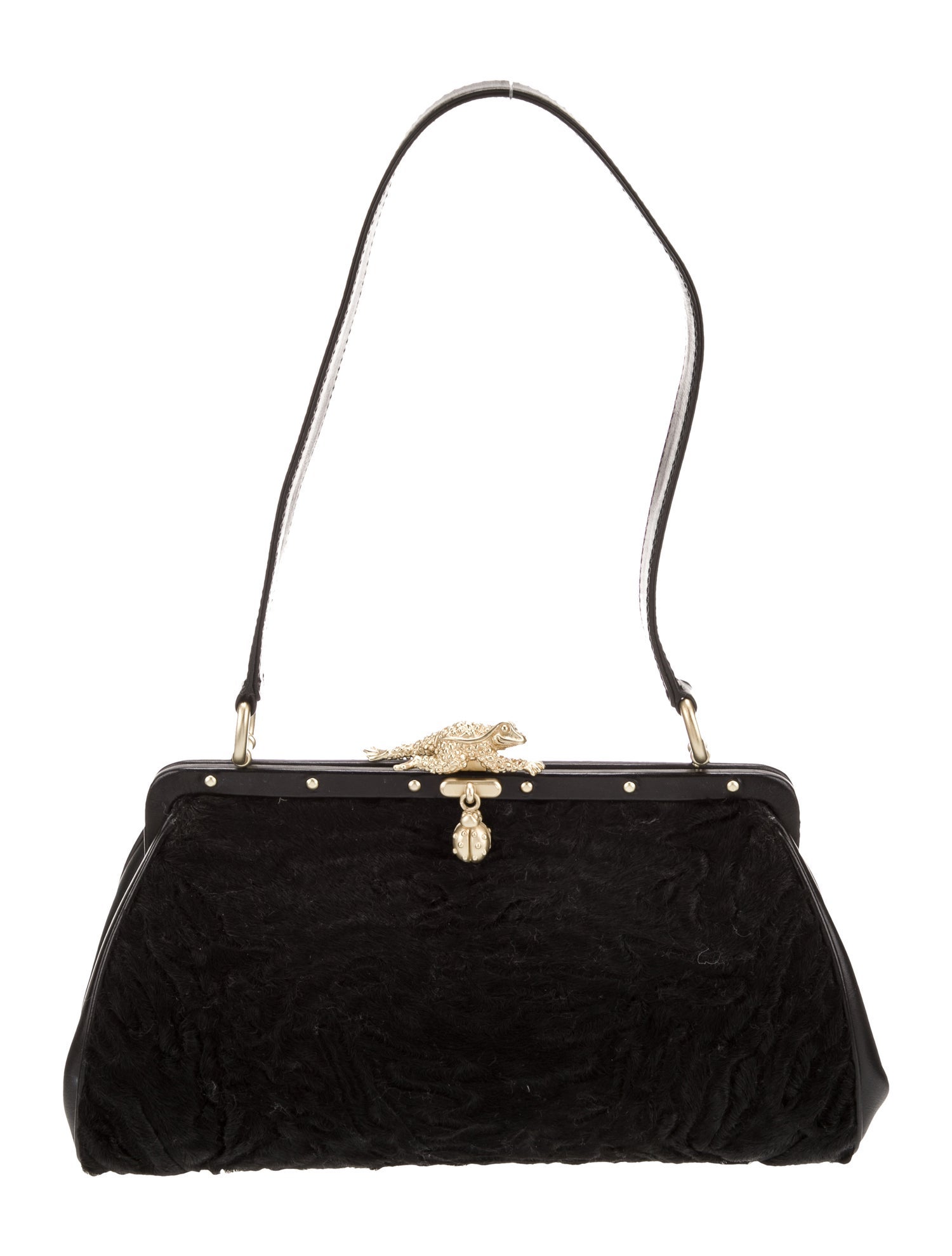 Kieselstein-Cord Fur Shoulder Bag
