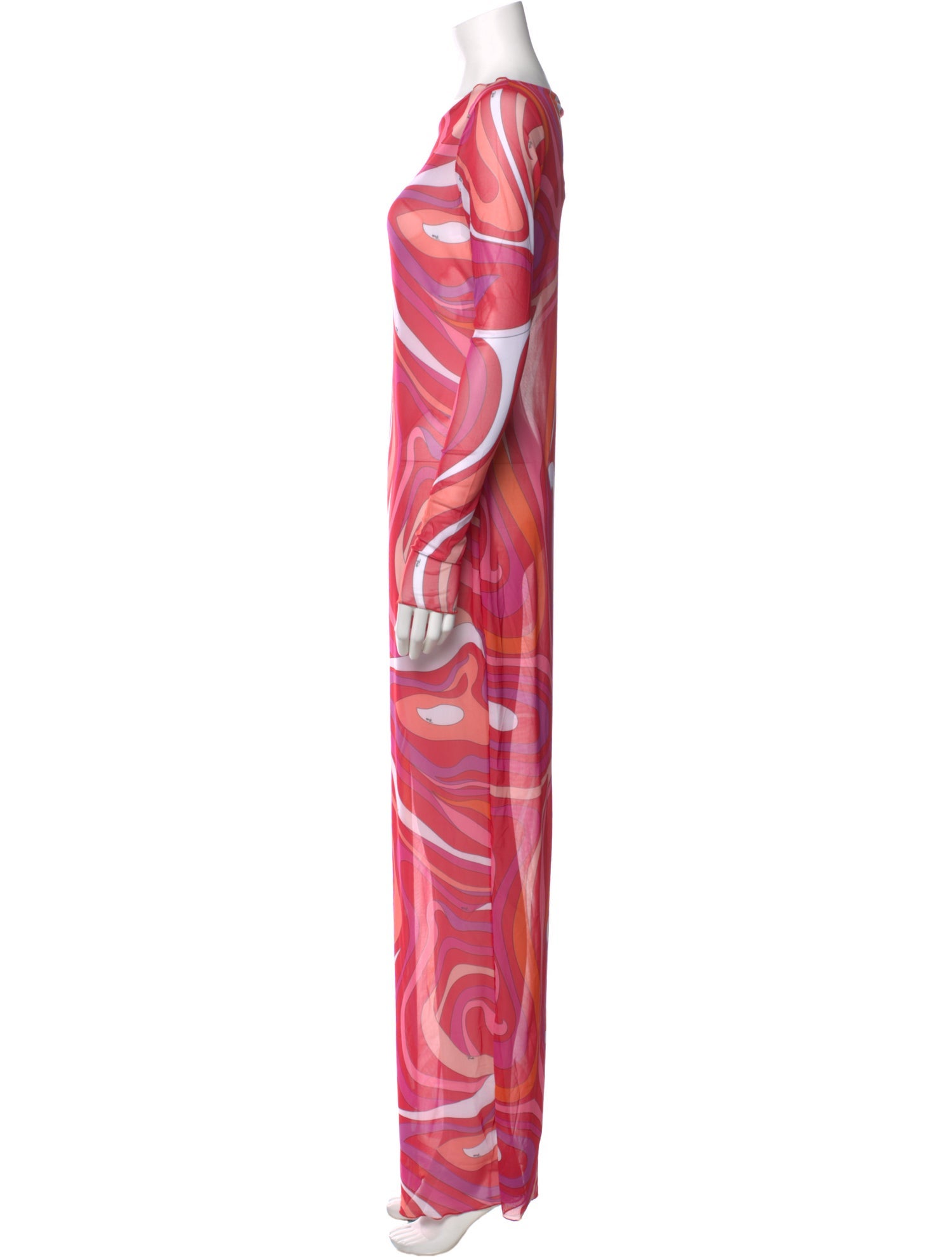 Emilio Pucci Printed Long Dress