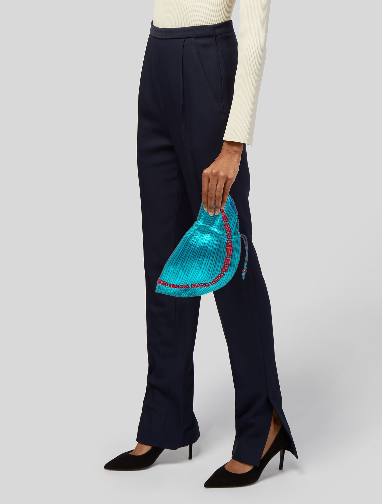 Charlotte Olympia Croissant Clutch - Gold Clutches, Handbags