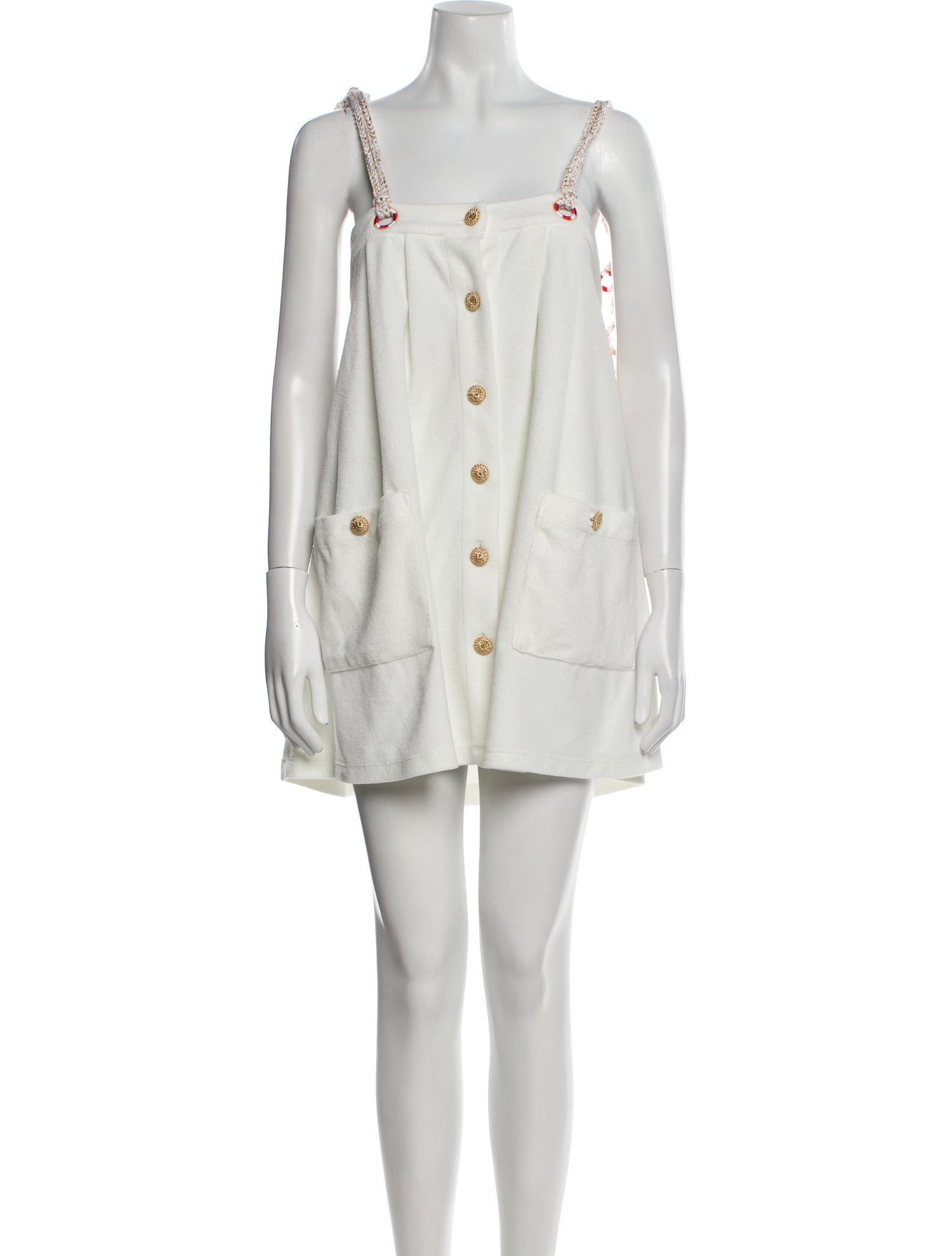 Emily In Paris x My Beachy Side Square Neckline Mini Dress