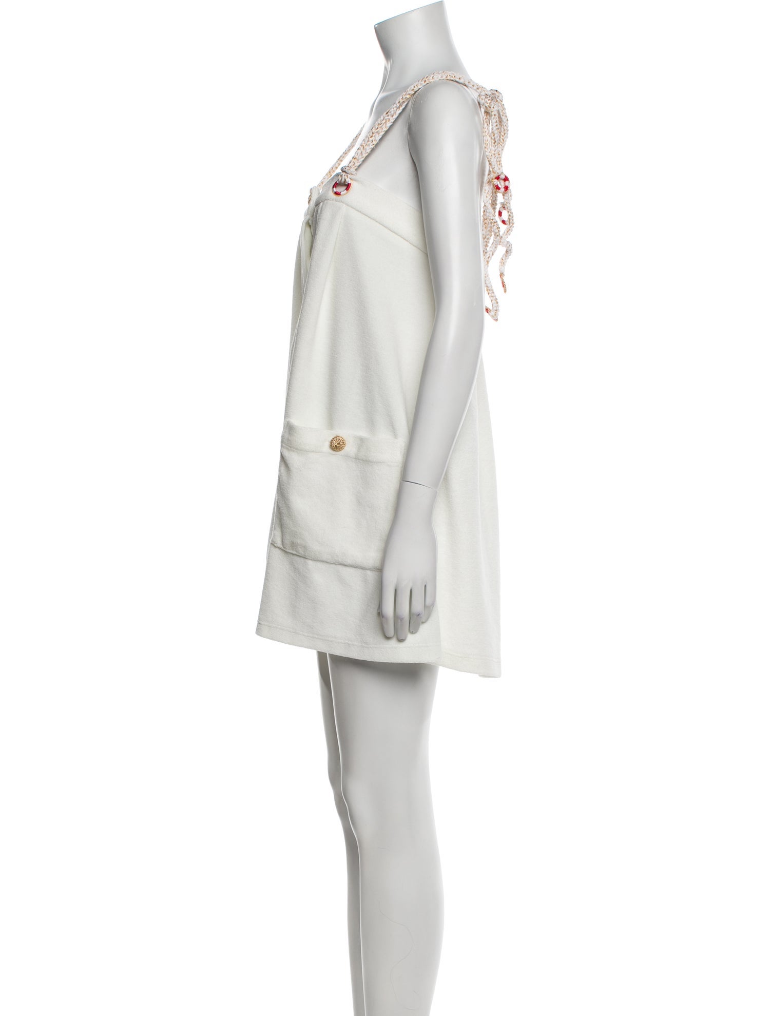 Emily In Paris x My Beachy Side Square Neckline Mini Dress