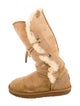 EMU Australia Suede Lace-Up Boots