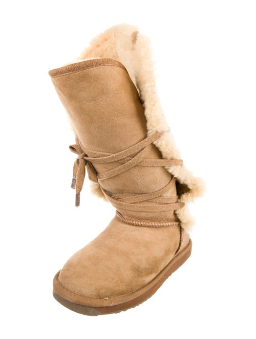 EMU Australia Suede Lace-Up Boots