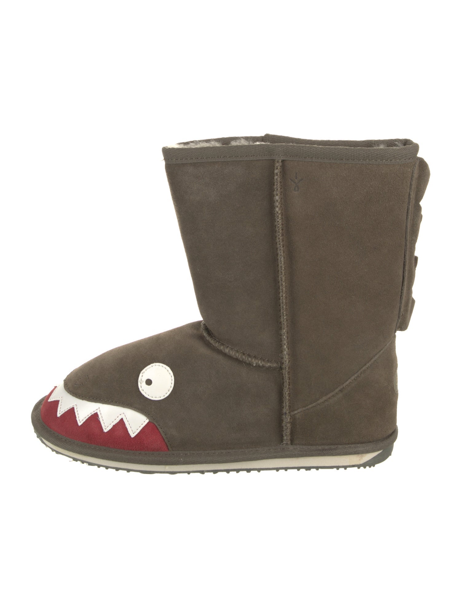 EMU Australia Suede Leather Trim Embellishment Boots