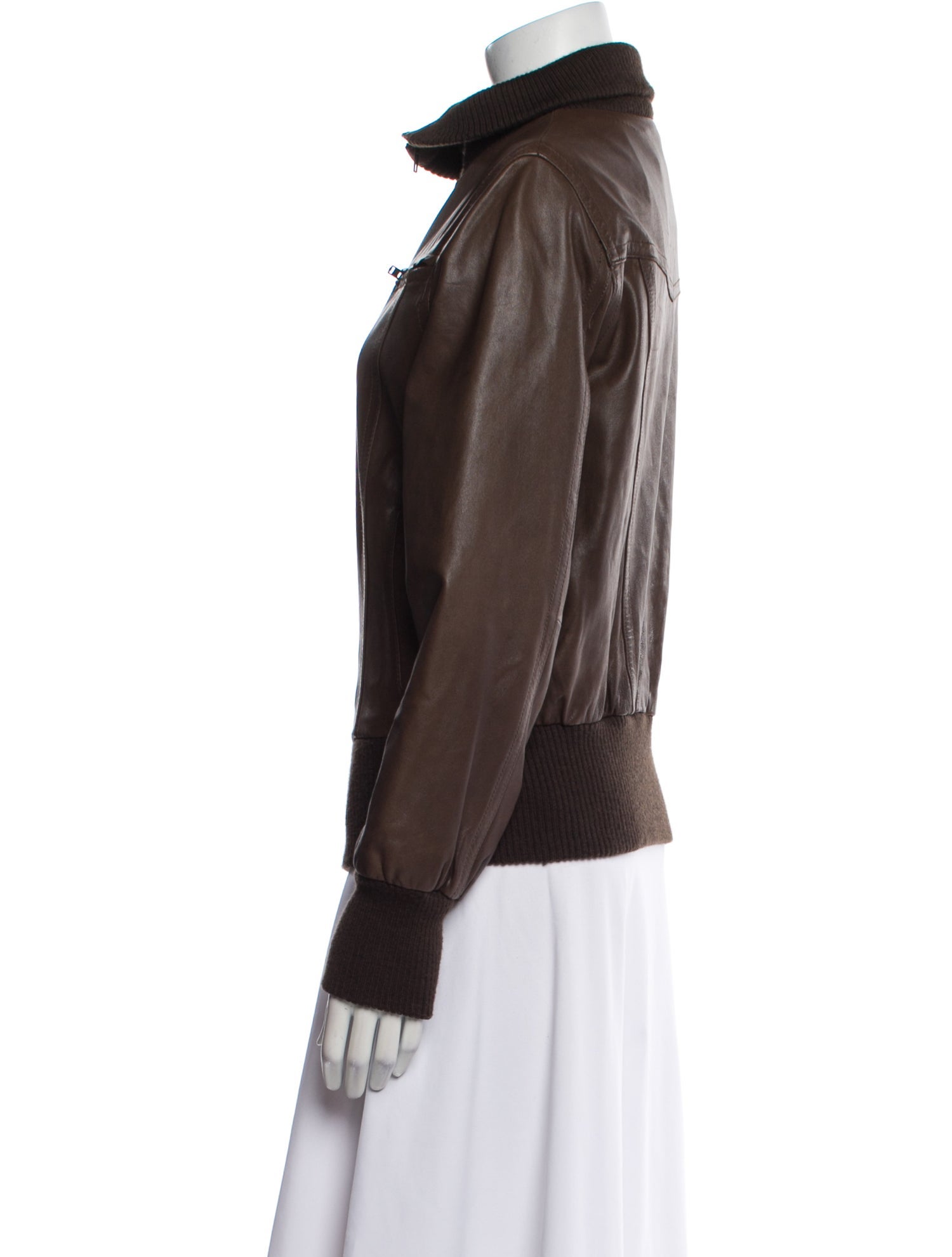 EMU Australia Leather Bomber Jacket