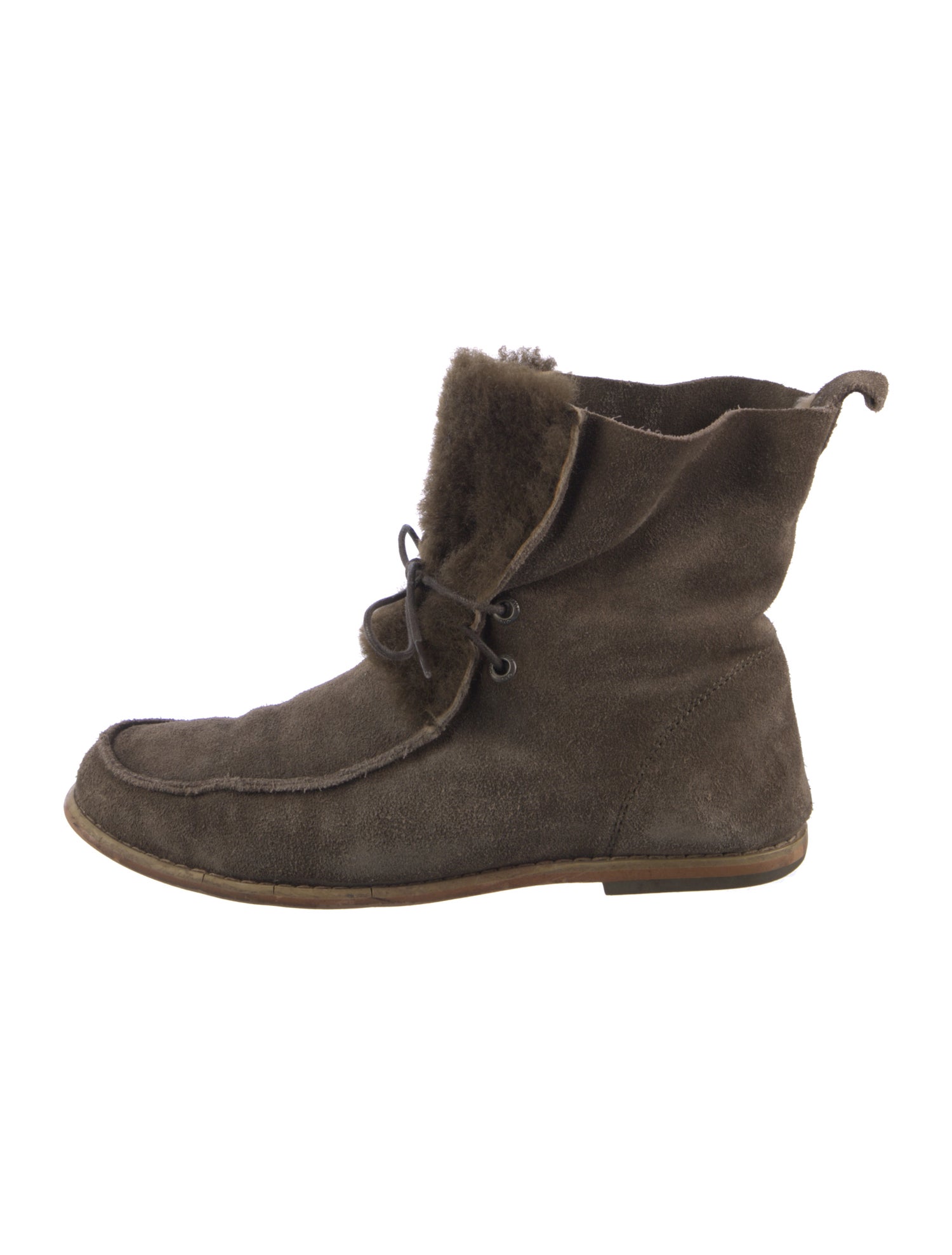 EMU Australia Suede Lace-Up Boots
