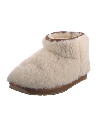 EMU Australia Shearling Colorblock Pattern Boots