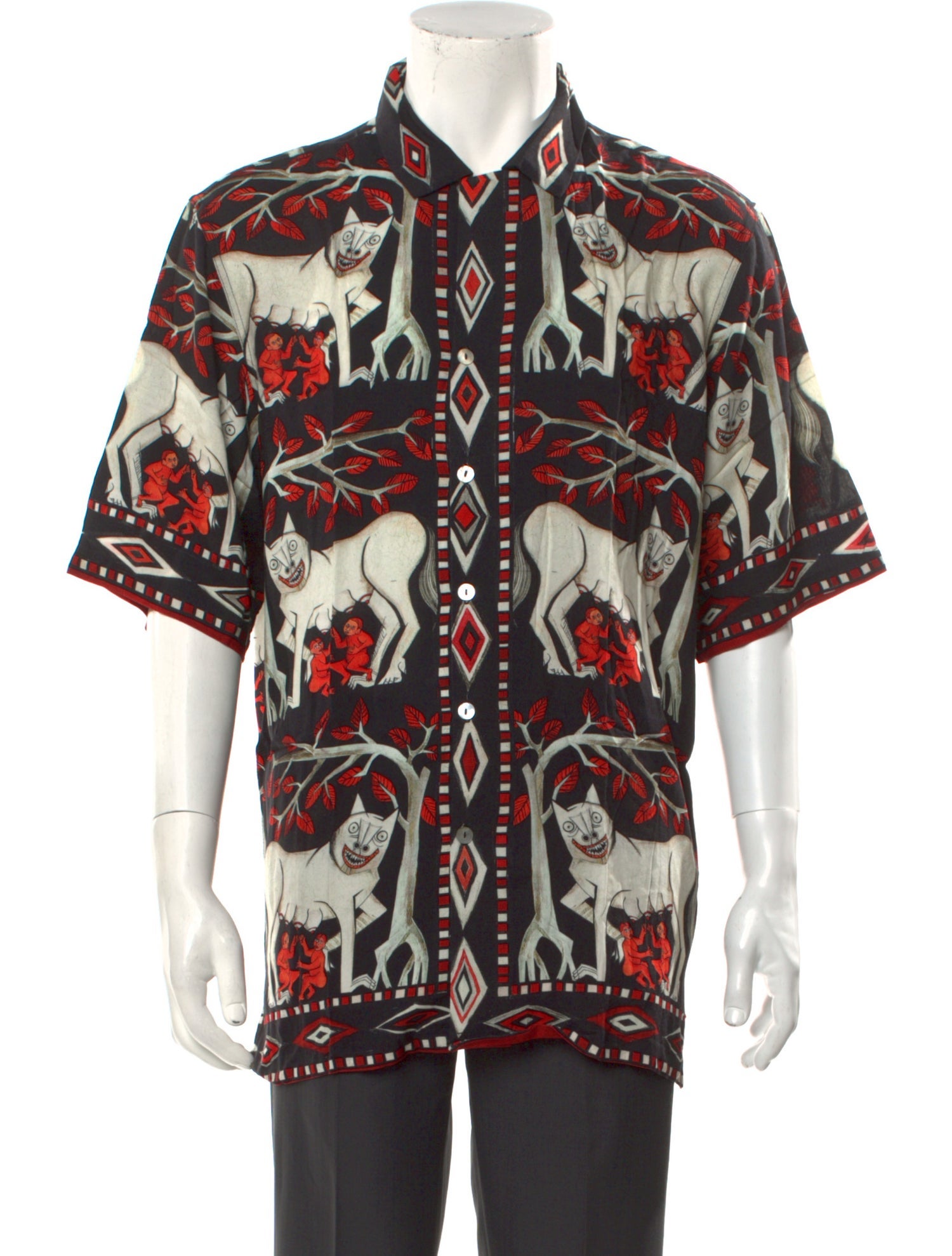 Endless Joy Printed Short Sleeve Shirt w/ Tags