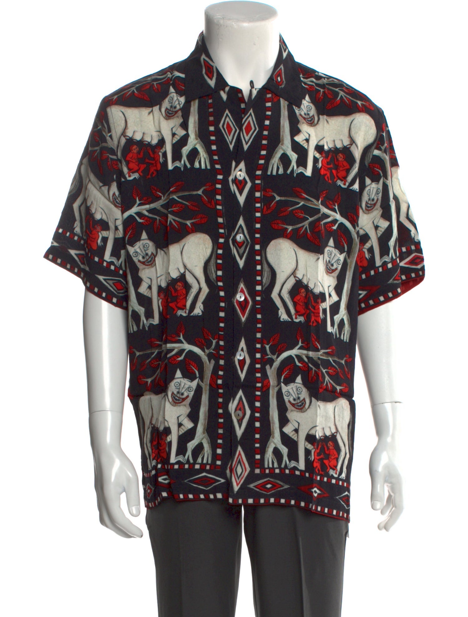 Endless Joy Printed Short Sleeve Shirt w/ Tags