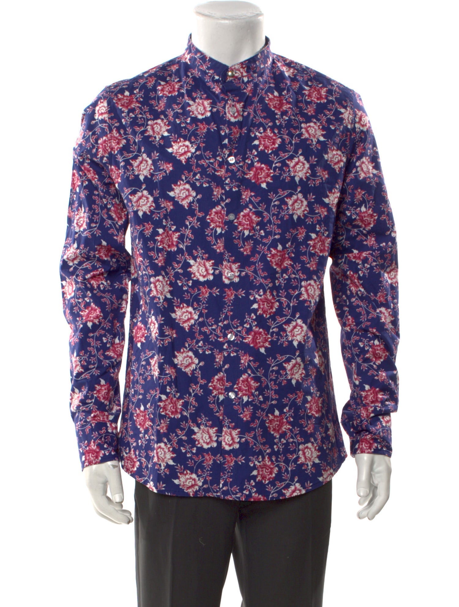 En Avance Floral Print Long Sleeve Shirt