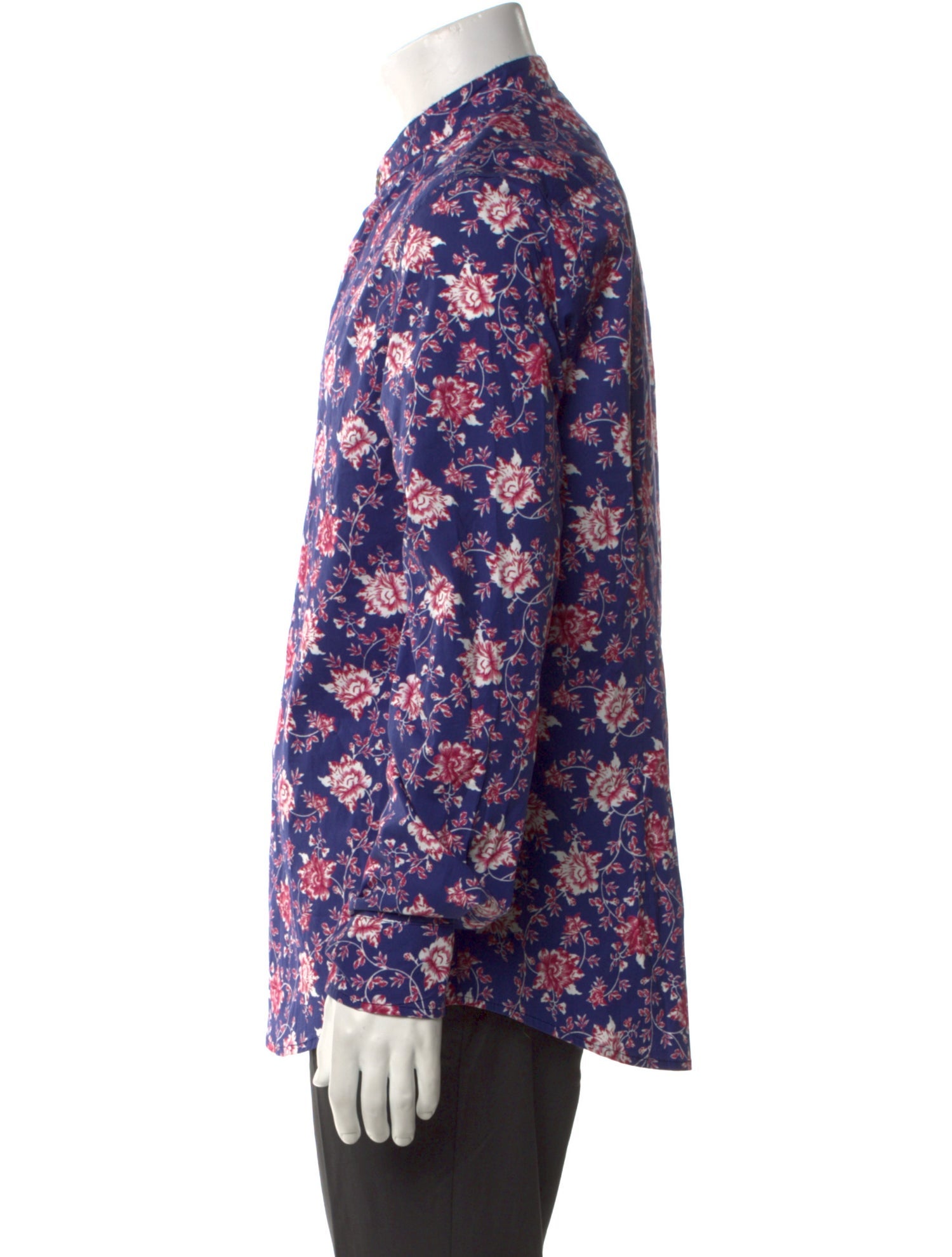 En Avance Floral Print Long Sleeve Shirt