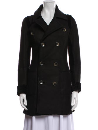 Enes Lambskin Peacoat