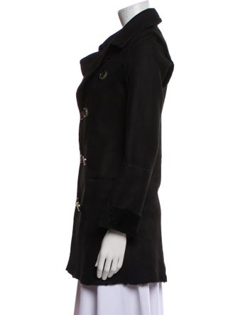 Enes Lambskin Peacoat