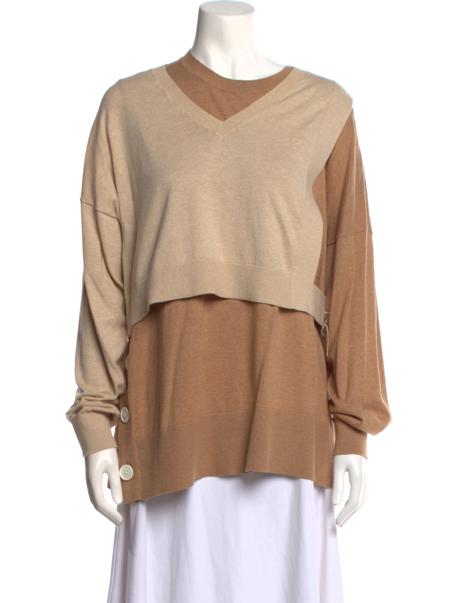 Enfold V-Neck Sweater