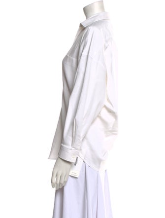 Enfold Long Sleeve Button-Up Top