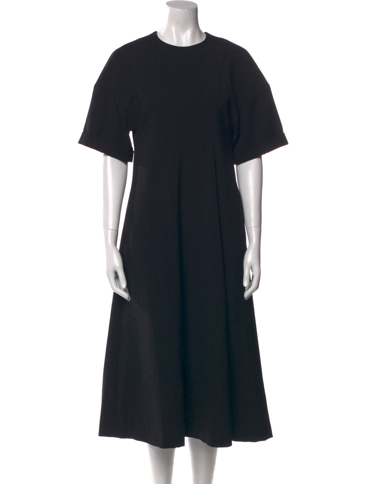 Enfold Crew Neck Long Dress