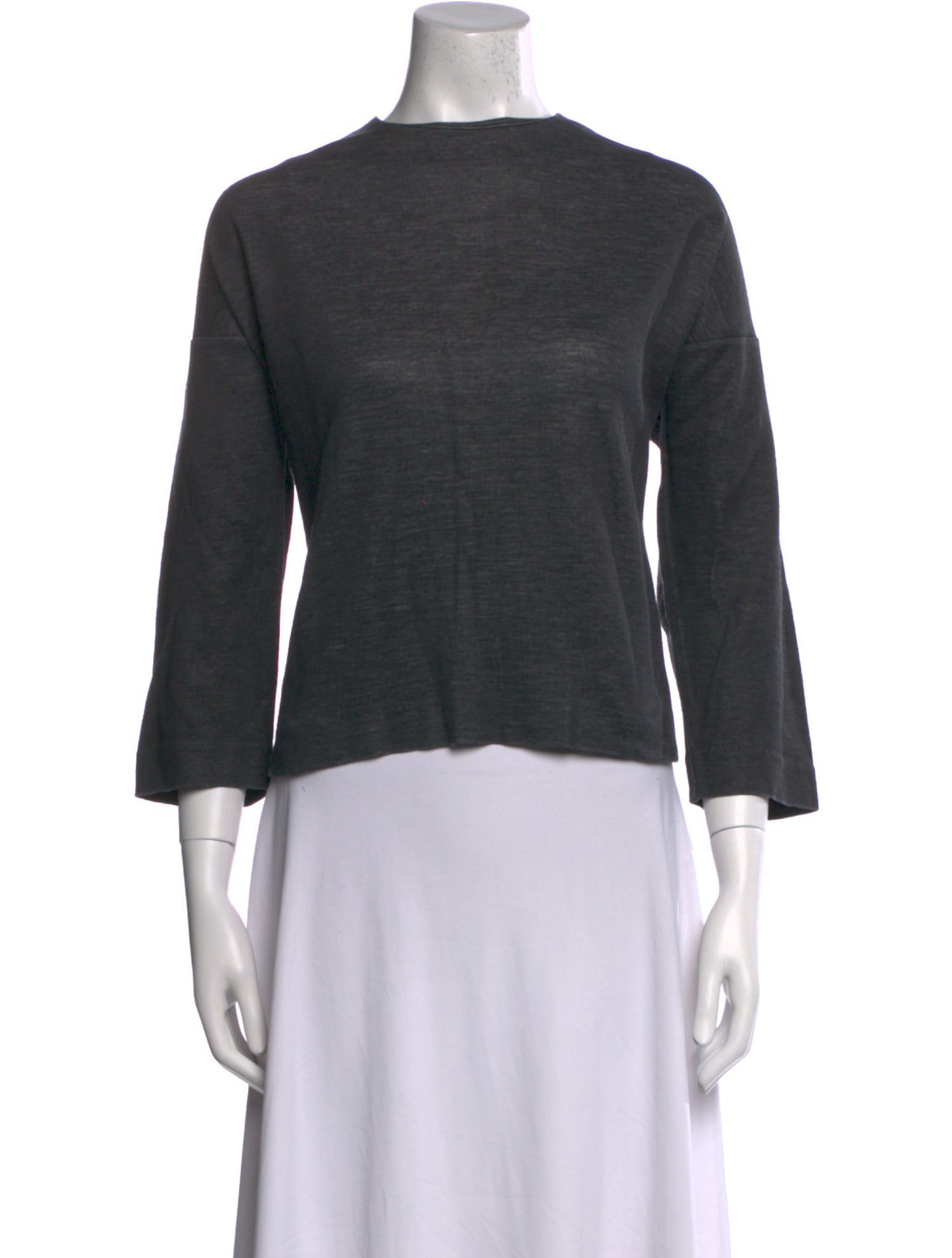 Enfold Linen Scoop Neck Top
