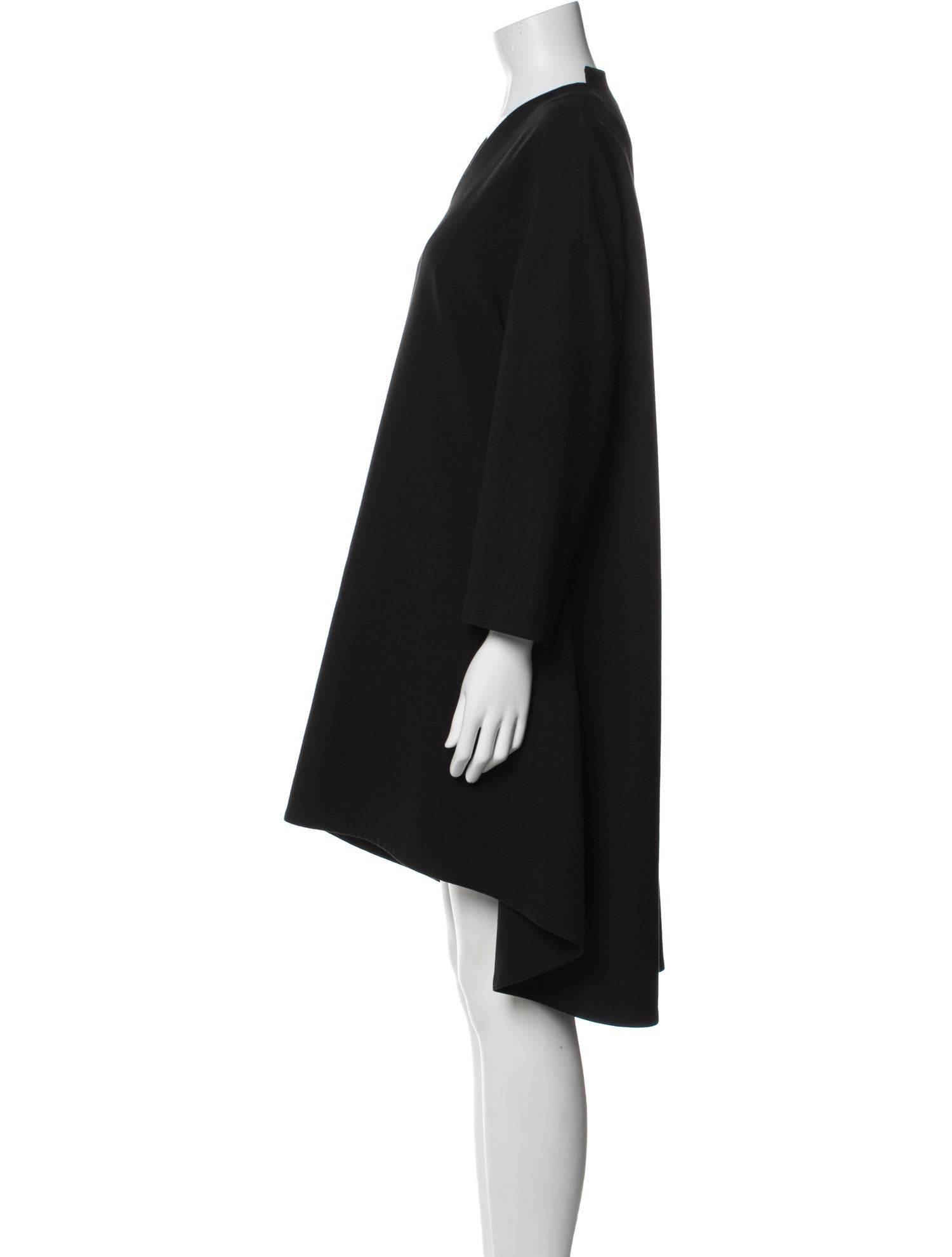 Enfold V-Neck Knee-Length Dress