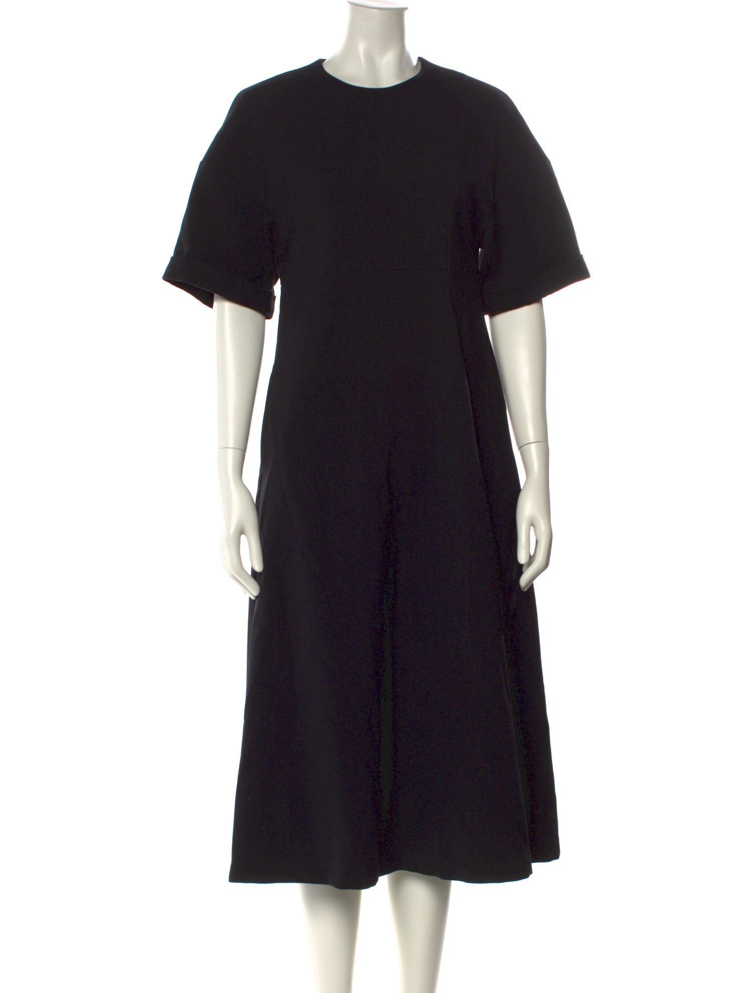 Enfold Crew Neck Long Dress