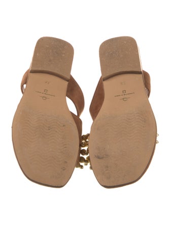 Elina Linardaki Suede Mules