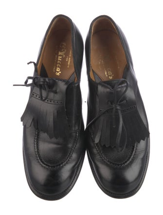 Enzo Bonafè Leather Espadrilles