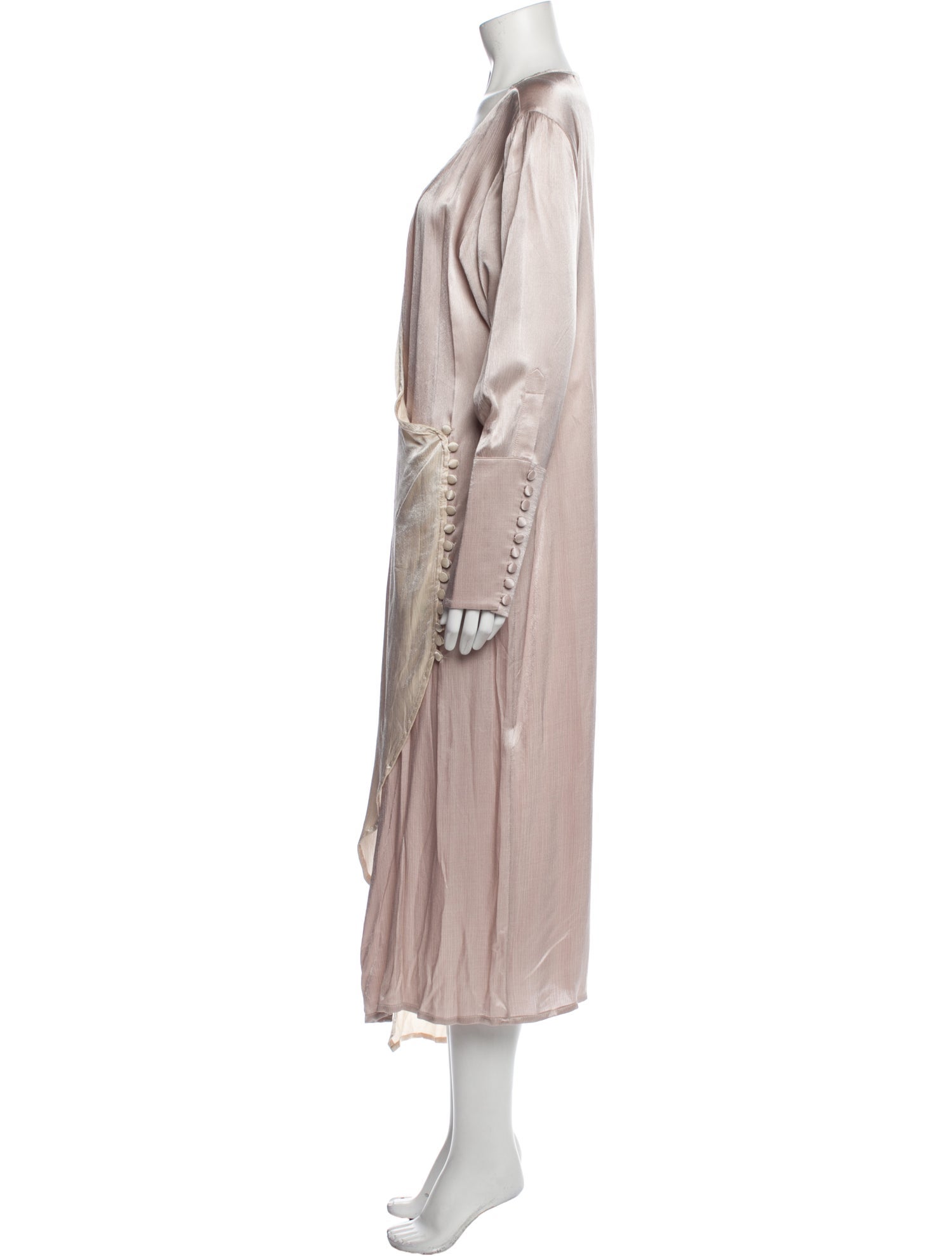 Envelope1976 Plunge Neckline Long Dress