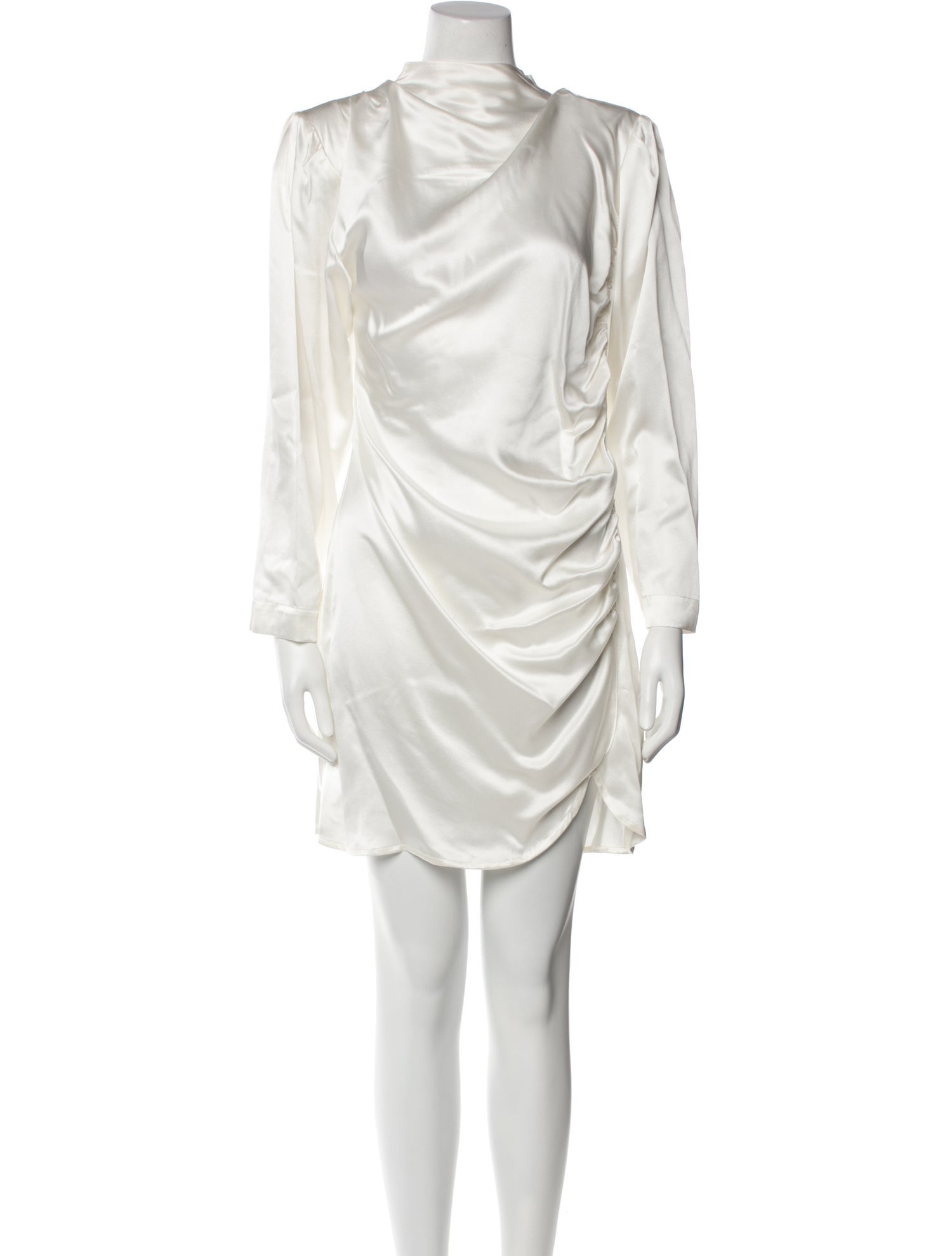 Envelope1976 Mock Neck Knee-Length Dress