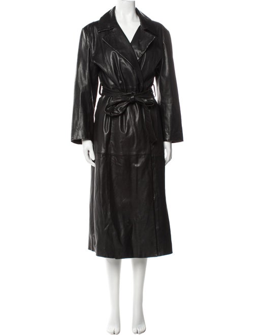 Envelope1976 Leather Trench Coat