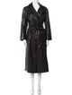 Envelope1976 Leather Trench Coat