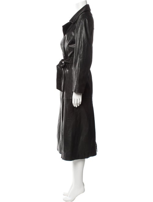 Envelope1976 Leather Trench Coat