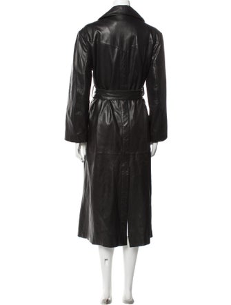 Envelope1976 Leather Trench Coat