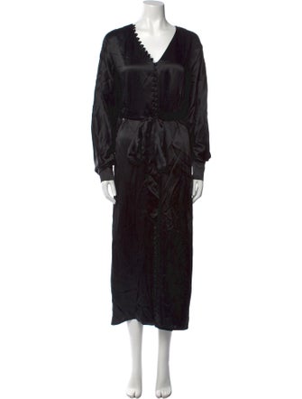 Envelope1976 Silk Long Dress