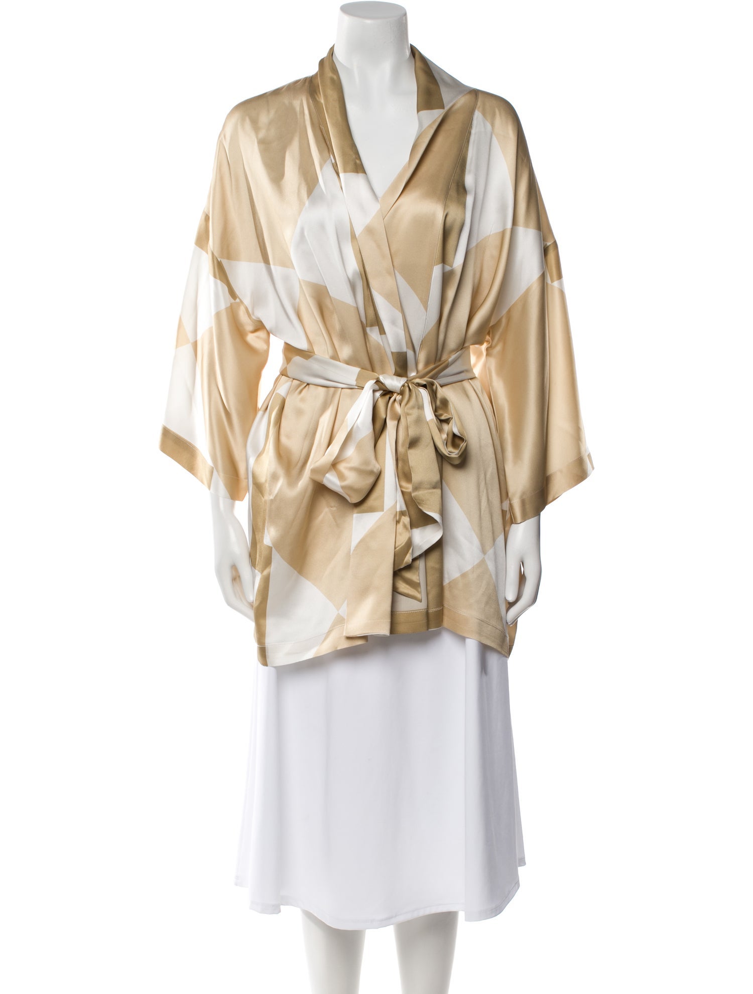 Envelope1976 Silk Printed Robe