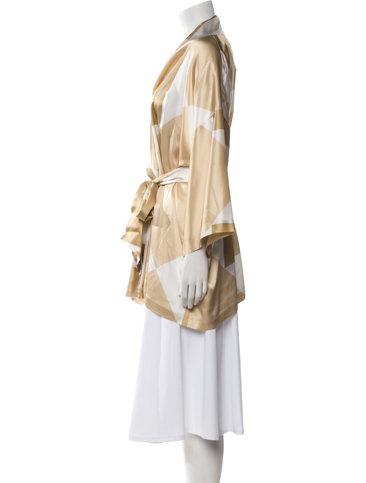 Envelope1976 Silk Printed Robe