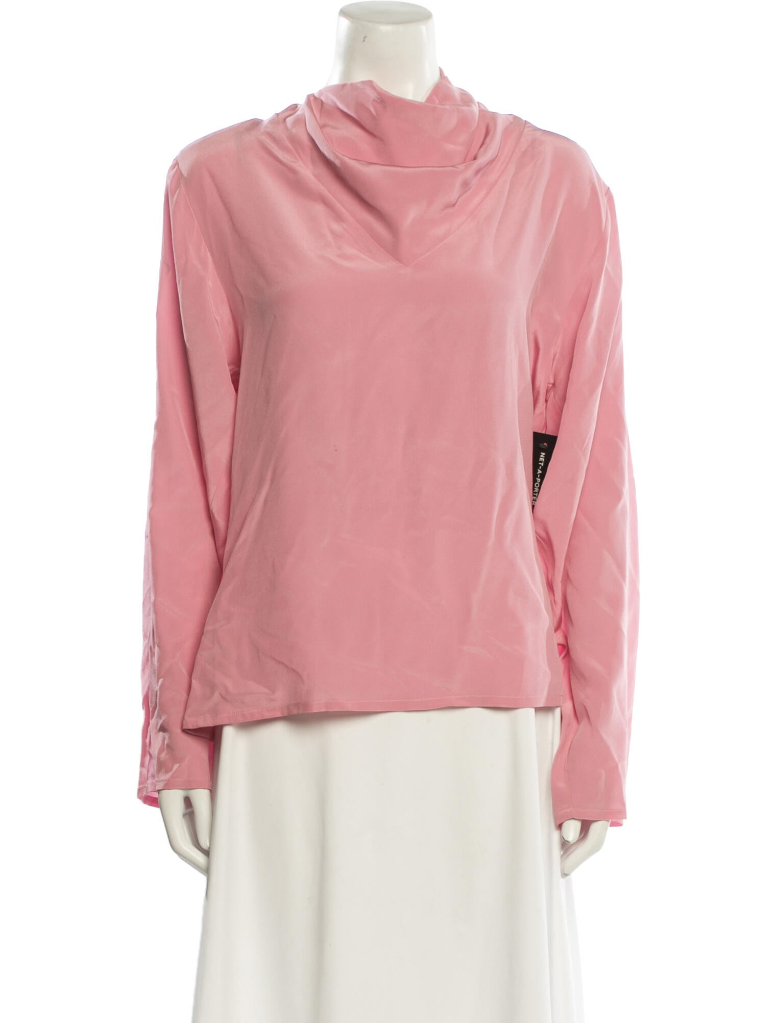 Envelope1976 Silk Cowl Neck Sweatshirt w/ Tags