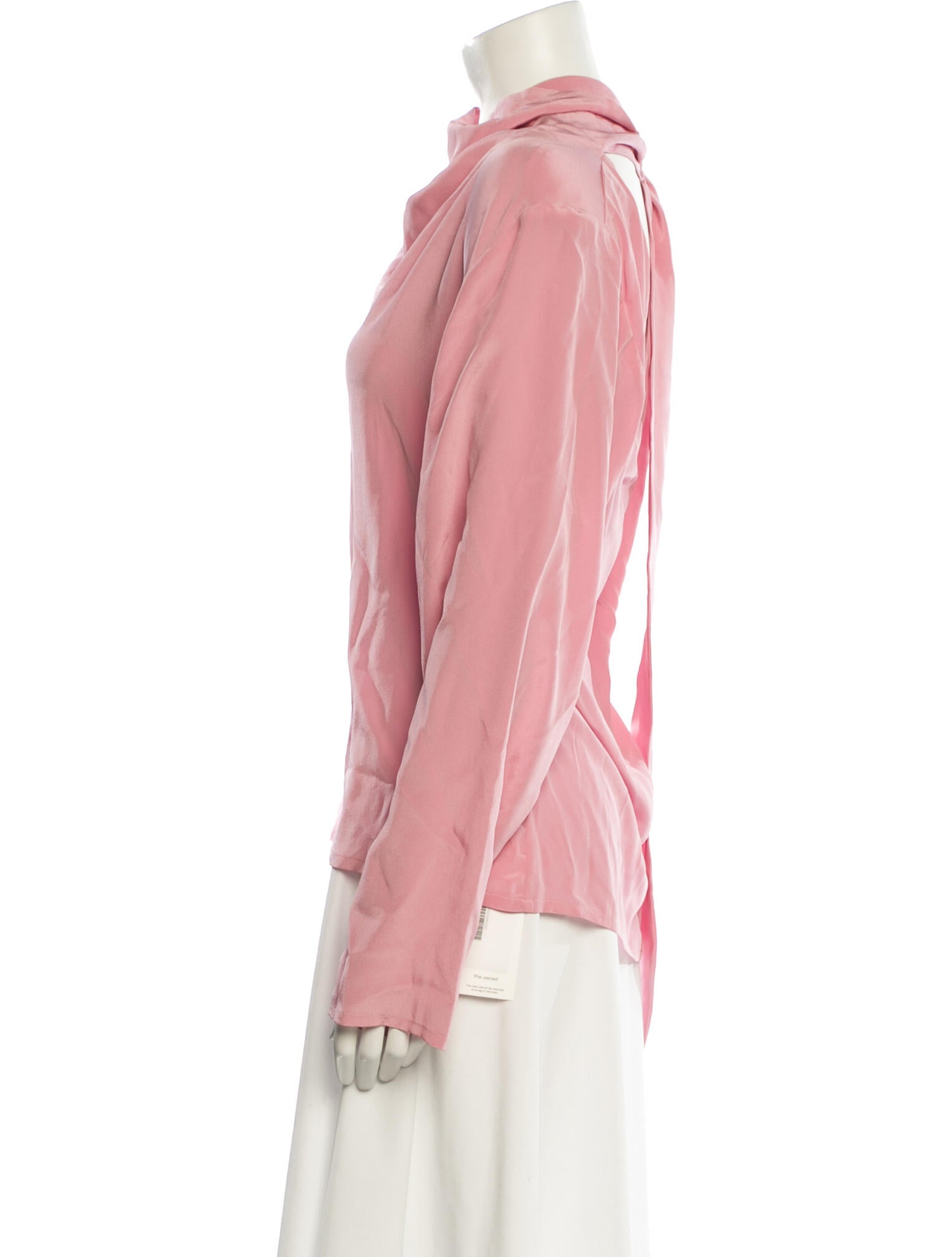 Envelope1976 Silk Cowl Neck Sweatshirt w/ Tags