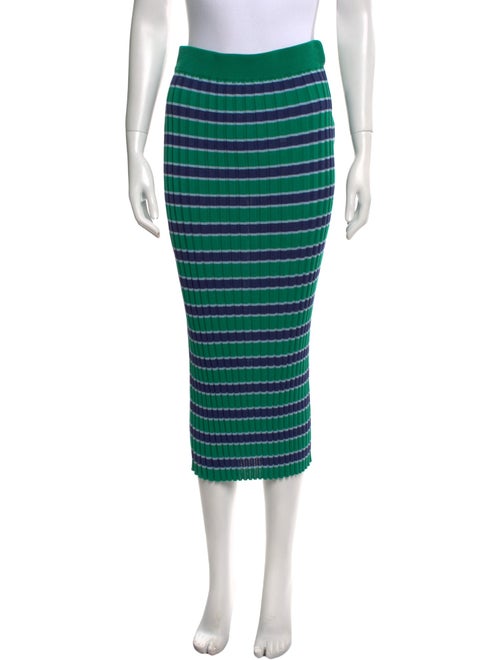 eolas Striped Midi Length Skirt
