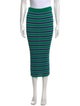 eolas Striped Midi Length Skirt
