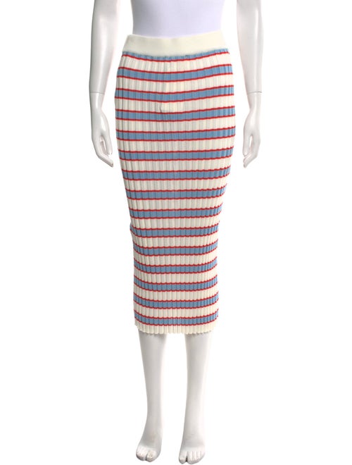 eolas Striped Midi Length Skirt