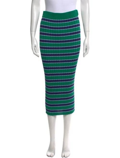 eolas Striped Midi Length Skirt