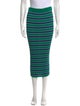 eolas Striped Midi Length Skirt