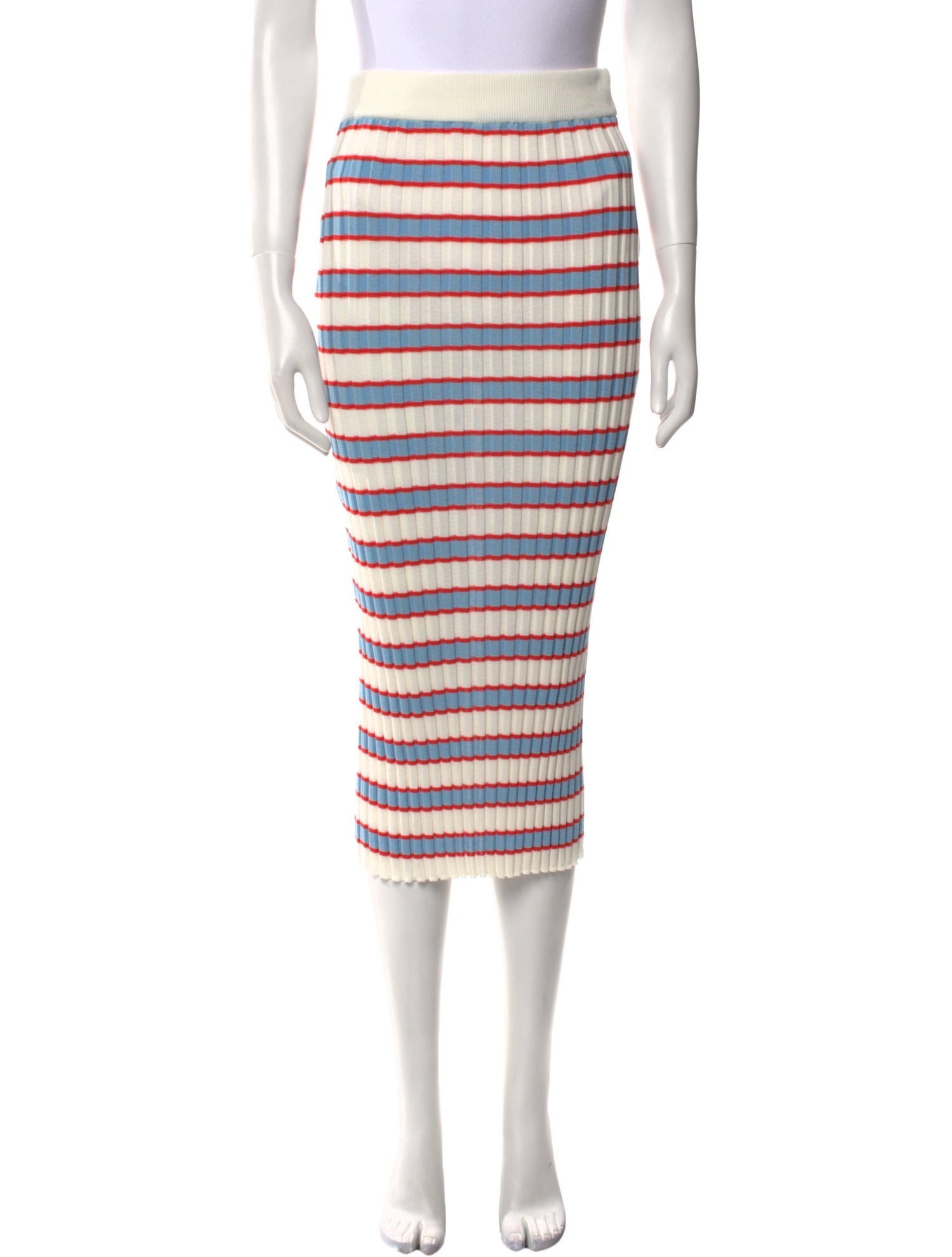 eolas Striped Midi Length Skirt w/ Tags