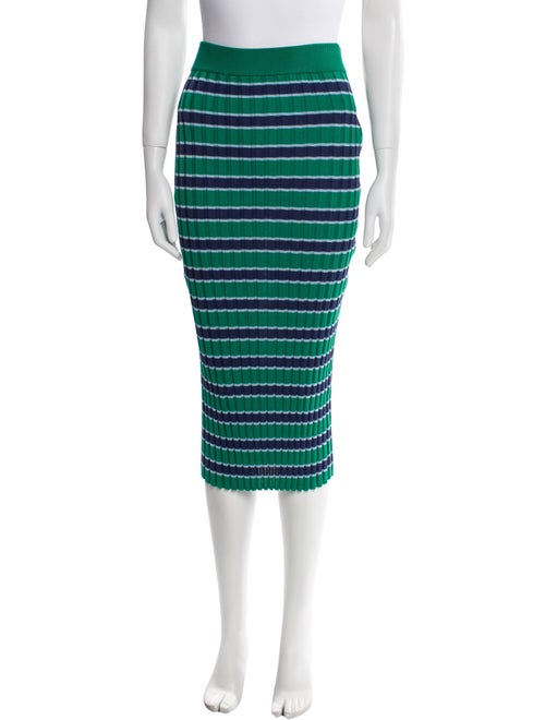 eolas Striped Midi Length Skirt