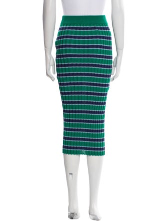 eolas Striped Midi Length Skirt